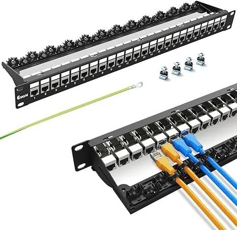 24-Port Patch Panel – High-Performance Networking Solution