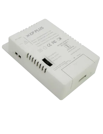 CP Plus CP-DPS-PD04V3-12D Power Supply – 12V DC, 4 Channel (Plastic Casing) with Cable