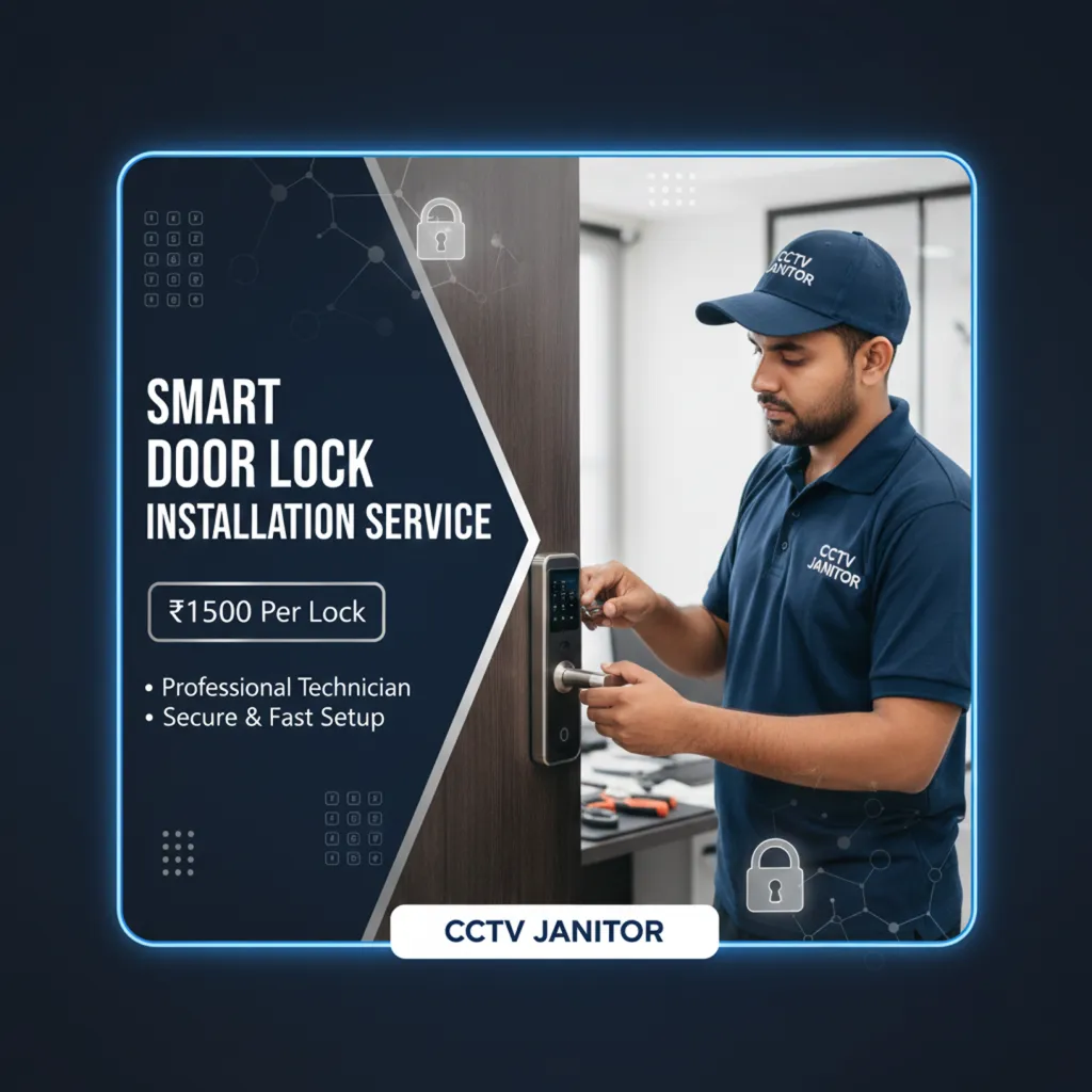 Smart Door Lock Installation — ₹1500 Per Lock