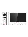 CP PLUS 7" TFT Screen Video Intercom Kit with Waterproof Camera and Touch Screen | CP-UVK-701A, White